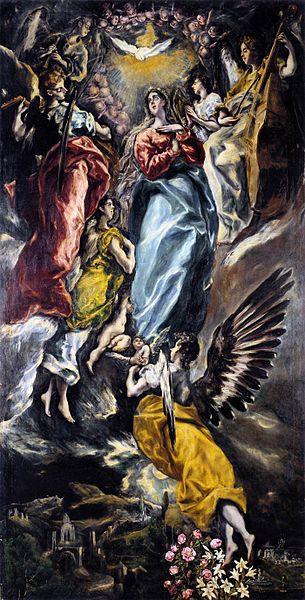 El Greco The Virgin of the Immaculate Conception Spain oil painting art